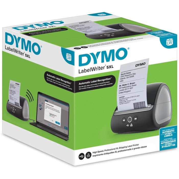 DYMO Rotuladora LABEL WRITER LW5XL NUEVA SERIE - RECONOCIMIENTO DE CINTA. ETIQUETA GRANDE (ESPECIAL ENVIOS) 21