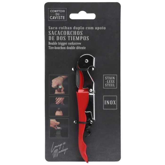 Cook Concept Sacacorchos Multiusos Cocktail Lounge Metal para Corchos y Chapas Colores Surtidos 1