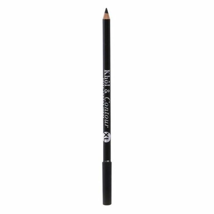 Bourjois KHÔL&CONTOUR XL Lápiz Delineador de Ojos Negro Intenso Larga Duración 16h Tamaño XL #001 Bourjois KHÔL&CONTOUR XL Lápiz Delineador de Ojos Negro Intenso Larga Duración 16h Tamaño XL #001