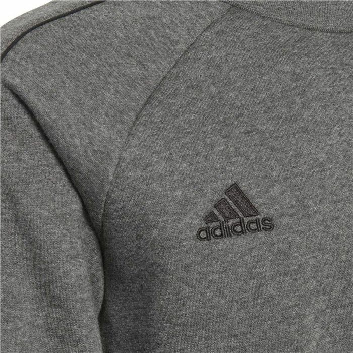 Sudadera sin Capucha Niño Adidas Core 18 Gris oscuro 7-8 Años 3