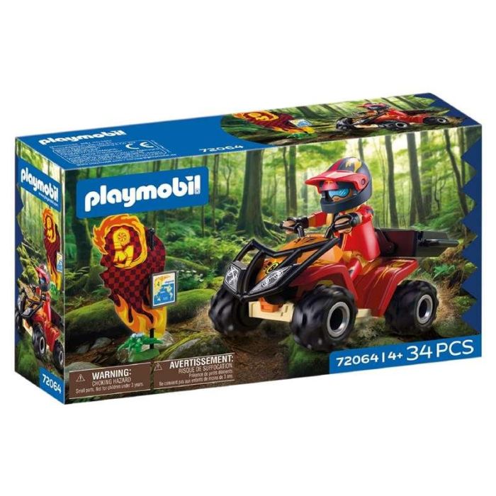 Playmobil City Action Quad Todoterreno, Vehículo de Juguete para Niños de 4 a 10 Años Playmobil City Action Quad Todoterreno, Vehículo de Juguete para Niños de 4 a 10 Años
