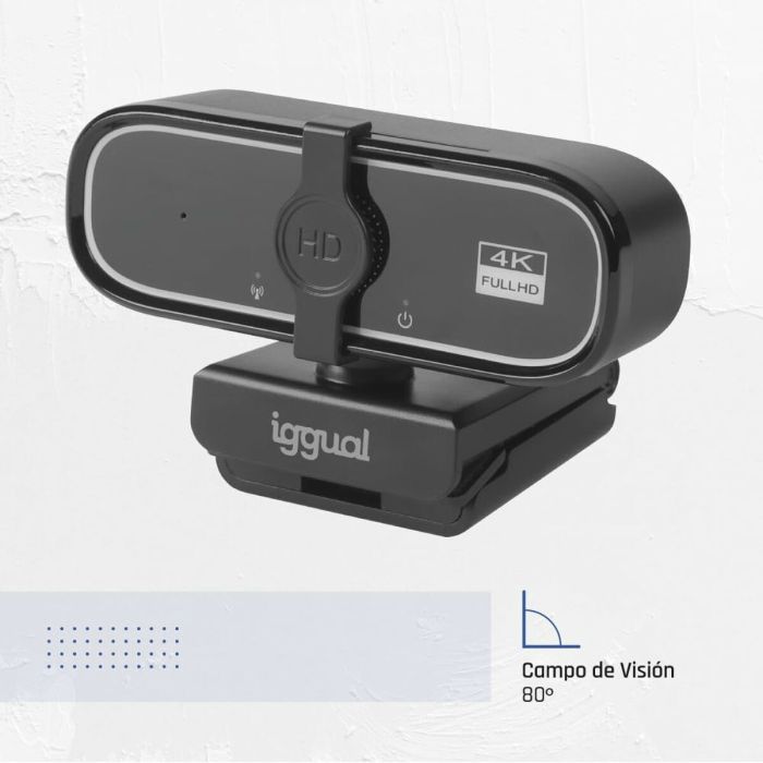 Webcam iggual IGG319949 4K Ultra HD 4 Webcam iggual IGG319949 4K Ultra HD 4