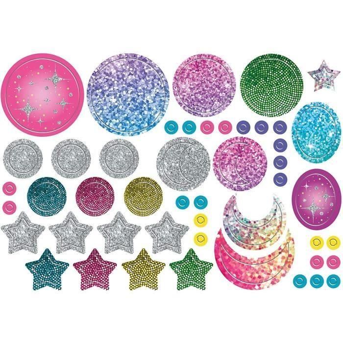 Clementoni 18584 Kit creativo para niños: crea pulseras y collares con colgantes de luna y estrellas que brillan en la oscuridad 2 Clementoni 18584 Kit creativo para niños: crea pulseras y collares con colgantes de luna y estrellas que brillan en la oscuridad 2