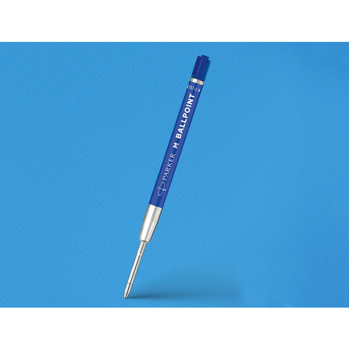 Recambio Parker Plastico Punta Normal Azul 1