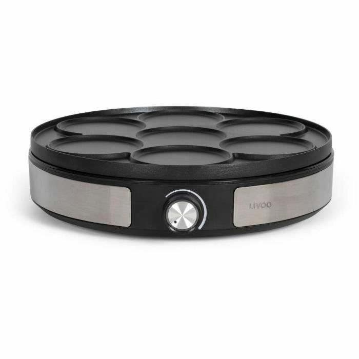 Livoo DOP247 Crepera Reversible 1500W - Placa Grande Ø33cm o 7 Mini Crêpes Ø10cm - Antiadherente y Termostato Regulable Livoo DOP247 Crepera Reversible 1500W - Placa Grande Ø33cm o 7 Mini Crêpes Ø10cm - Antiadherente y Termostato Regulable