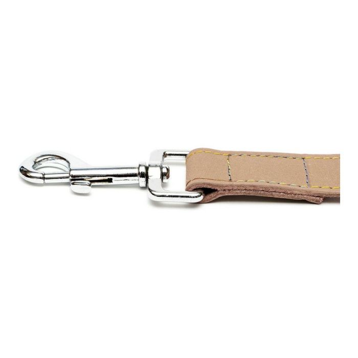 Gloria Correa para Perro Oasis Cuero Alta Calidad Costuras Reforzadas 100 cm x 15 mm Blanco para Paseos - Mosquetón Seguro Robusto 5