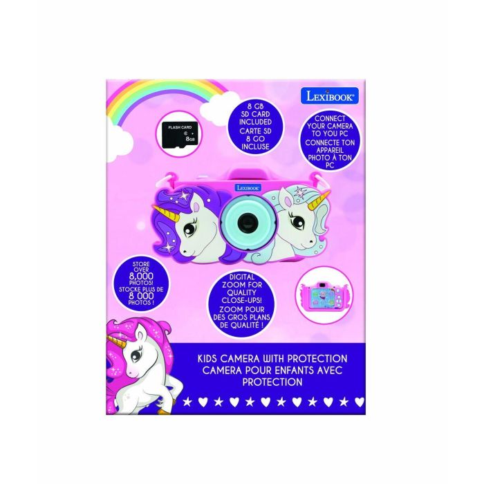 Lexibook AAALY18838 Cámara para niños con protección de unicornio 3 Lexibook AAALY18838 Cámara para niños con protección de unicornio 3