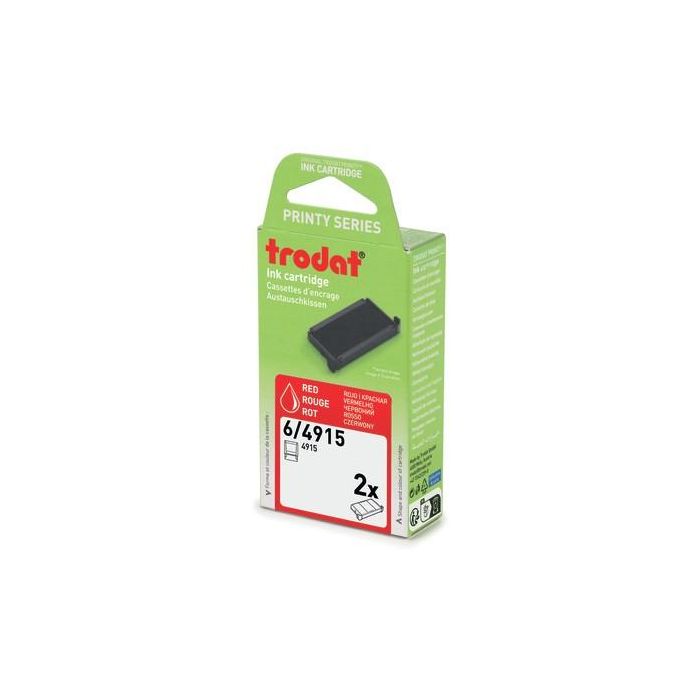 trodat Austauschkissen 2Stk rot 6/4915/SB 0 trodat Austauschkissen 2Stk rot 6/4915/SB 0