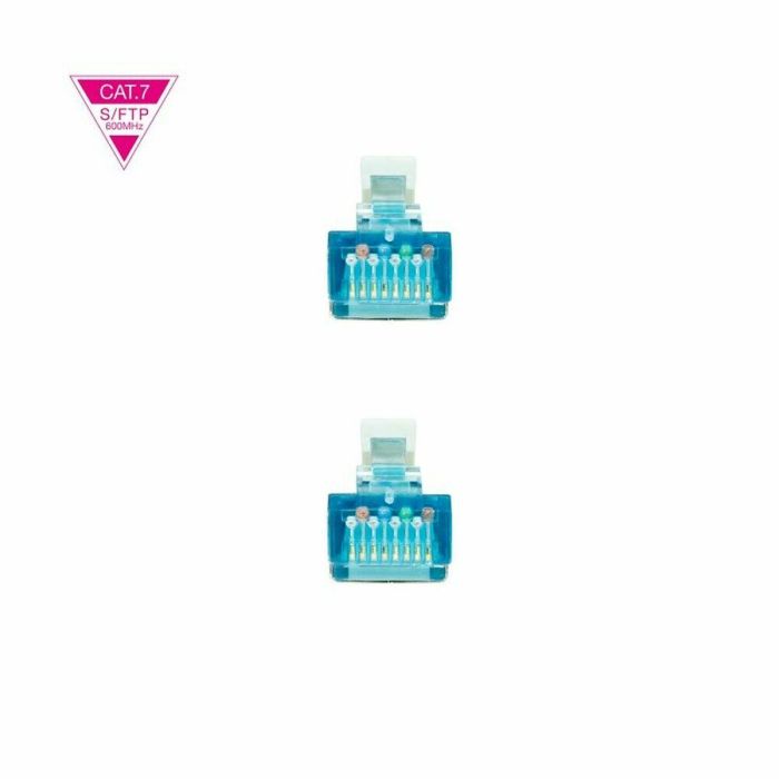 NANOCABLE Cable de Red Cat.7 600MHZ LSZH SFTP PIMF AWG26, Gris, 3m 1