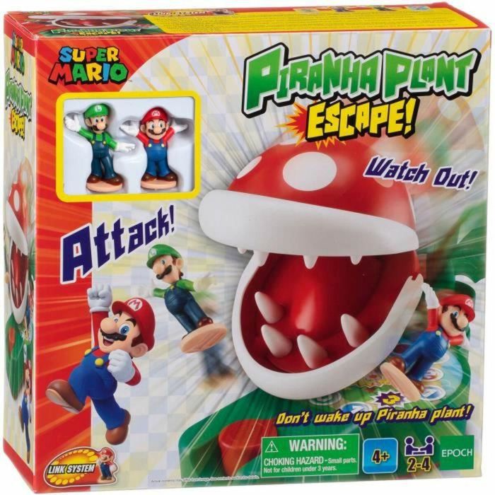 Epoch D'Enfance 7357 Escape de la Planta Piraña de Super Mario Juego de Mesa 1 Epoch D'Enfance 7357 Escape de la Planta Piraña de Super Mario Juego de Mesa 1