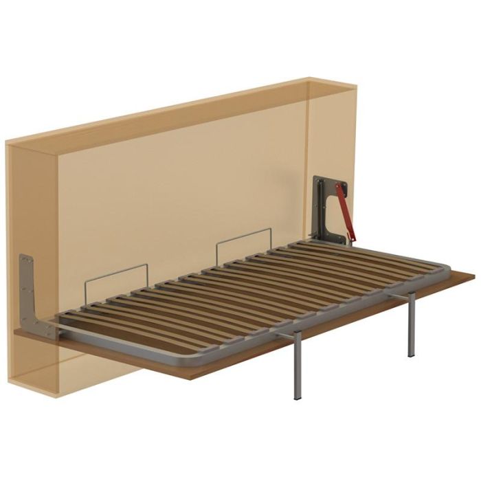Herrajes Fab.Nacional Somier Abatible Horizontal Serena 1500x1900 mm con Patas, Robusto para Camas Grandes y Espacios Funcionales Herrajes Fab.Nacional Somier Abatible Horizontal Serena 1500x1900 mm con Patas, Robusto para Camas Grandes y Espacios Funcionales