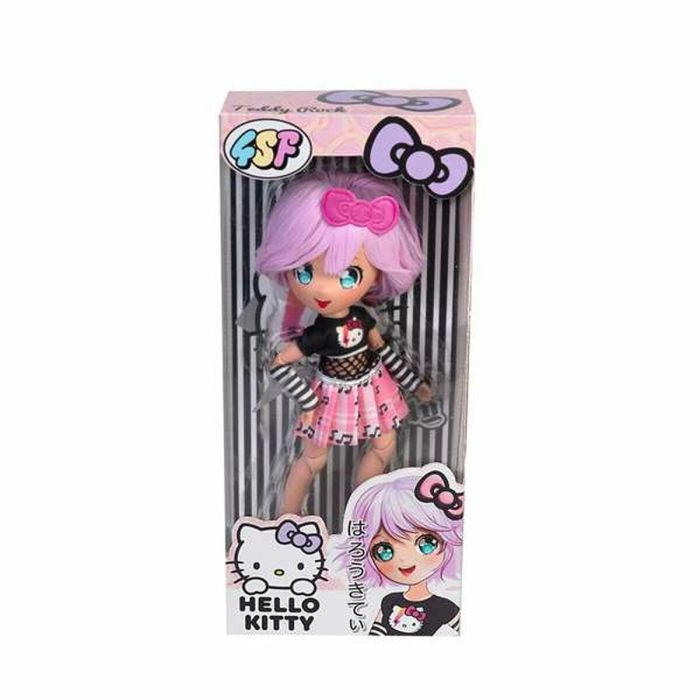 Muñeca hello kitty con15 puntos de articulacion y accesorios 19.5 cm. - modelos surtidos 6