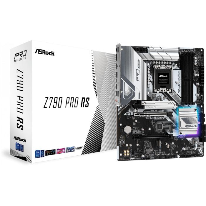 ASRock Z790 PRO RS Placa Base Intel LGA 1700 DDR5 ATX compatible con Core i5/i7/i9