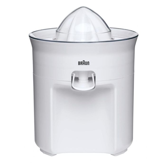 Braun Exprimidor 60 W 1,75 L Blanco, Antigoteo, Botón On/Off Automático, Fácil de Limpiar Braun Exprimidor 60 W 1,75 L Blanco, Antigoteo, Botón On/Off Automático, Fácil de Limpiar