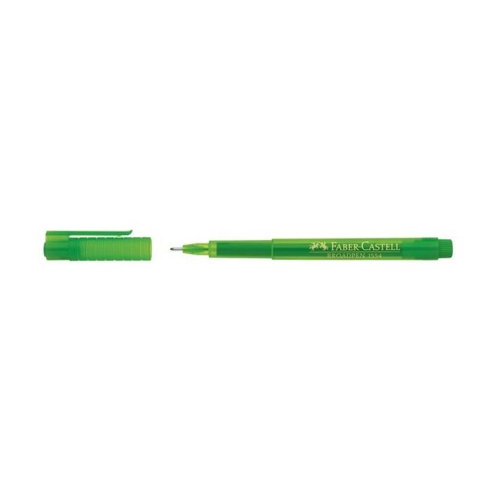 FABER-CASTELL Faserschreiber Broadpen Doc hellgrün 10er 1 FABER-CASTELL Faserschreiber Broadpen Doc hellgrün 10er 1