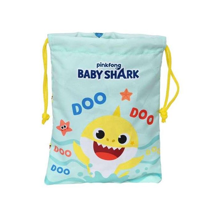 Portameriendas Baby Shark Beach Day Amarillo Azul claro (20 x 25 x 2 cm) 3 Portameriendas Baby Shark Beach Day Amarillo Azul claro (20 x 25 x 2 cm) 3