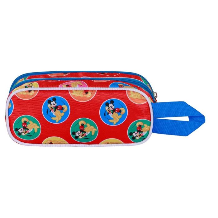 Disney Mickey Mouse Estuche Portatodo 3D Doble Star con relieve, 2 compartimentos, multicolor 2 Disney Mickey Mouse Estuche Portatodo 3D Doble Star con relieve, 2 compartimentos, multicolor 2