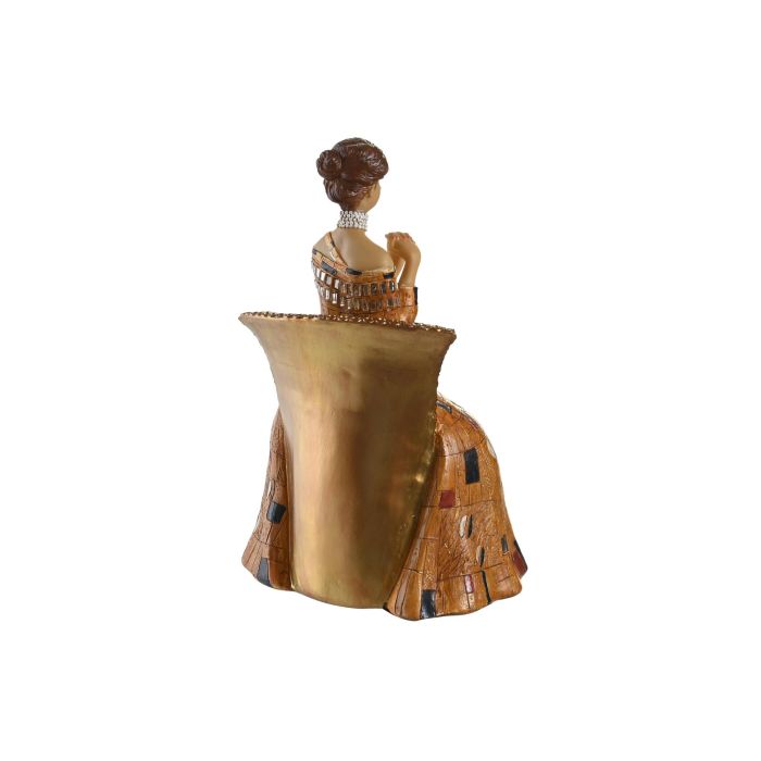 DKD Home Decor Figura Decorativa de Dama Tradicional para Hogar, Fabricada en Resina Color Amarillo, Medidas 18.5x31x21.5 cm 3 DKD Home Decor Figura Decorativa de Dama Tradicional para Hogar, Fabricada en Resina Color Amarillo, Medidas 18.5x31x21.5 cm 3