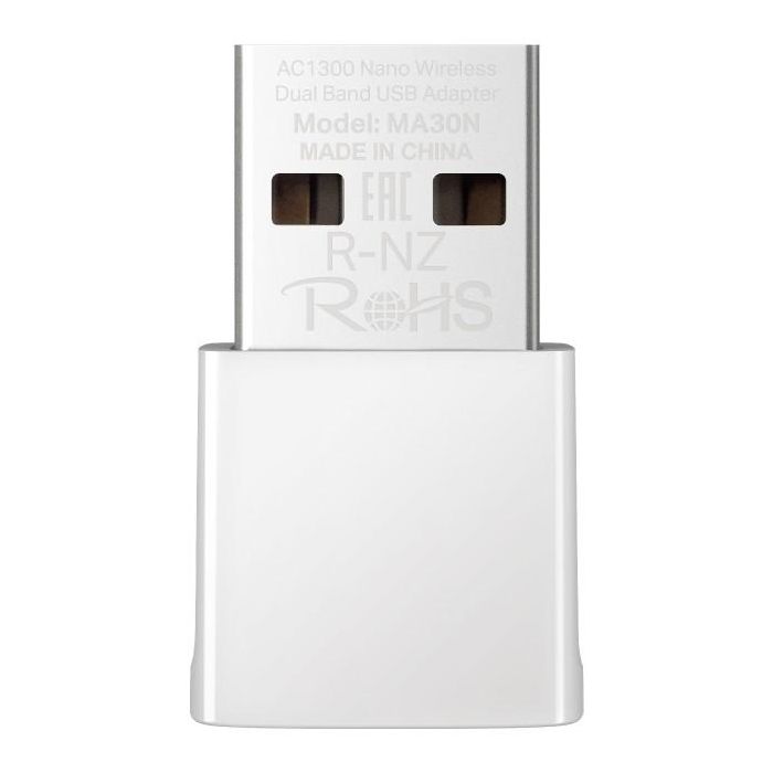 TP-Link MA30N Adaptador USB WiFi Inalámbrico AC1300 Doble Banda Nano Mercusys
