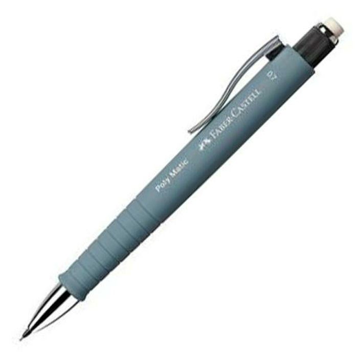 Portaminas Faber-Castell Poly Matic Gris 0,7 mm (5 Unidades) 1