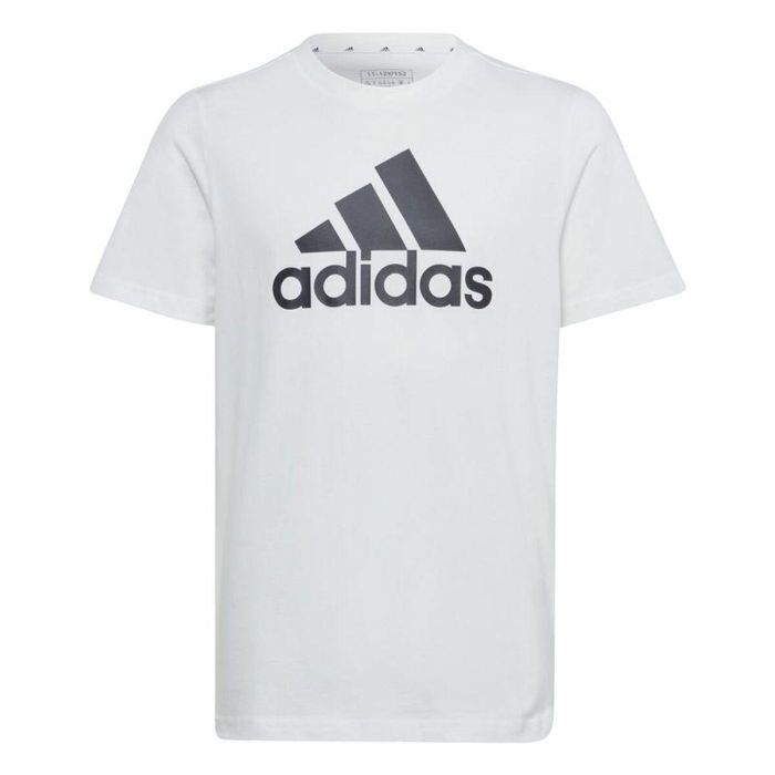 Camiseta de Manga Corta Infantil Adidas Essentials Big Logo Cotton 0 Camiseta de Manga Corta Infantil Adidas Essentials Big Logo Cotton 0