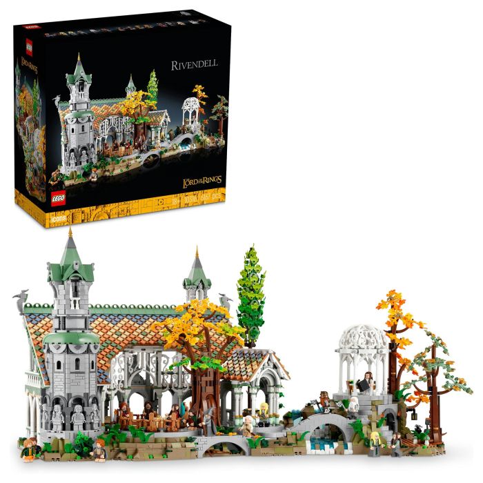 LEGO Icons El Señor de los Anillos: Rivendel 10316 - Juego de Construcción de 6167 Piezas para Adultos