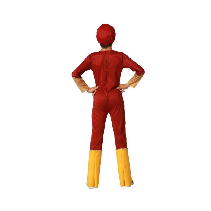 Disfraz Super Heroe Comic Rojo Rayo Niño Infantil 3-4 Años 2 Disfraz Super Heroe Comic Rojo Rayo Niño Infantil 3-4 Años 2