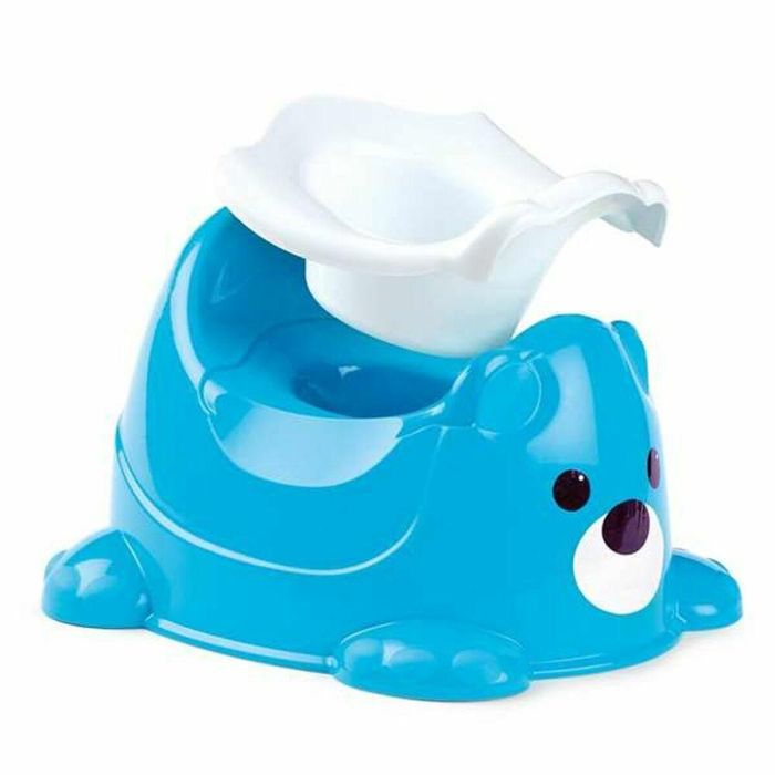 Molto Orinal Infantil Diseño Oso Azul de Plástico para Bebés a partir de 1 Año