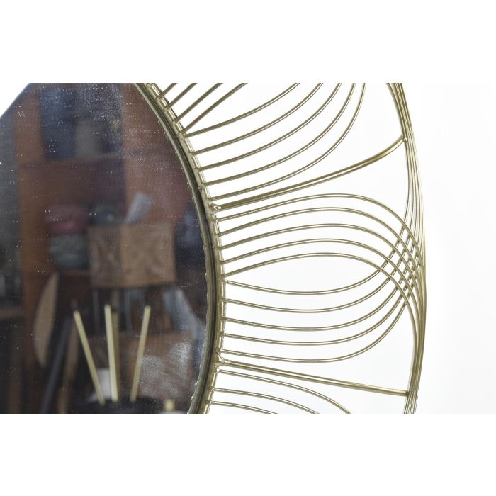 Espejo de pared DKD Home Decor Dorado Moderno 60 x 4 x 60 cm 1 Espejo de pared DKD Home Decor Dorado Moderno 60 x 4 x 60 cm 1