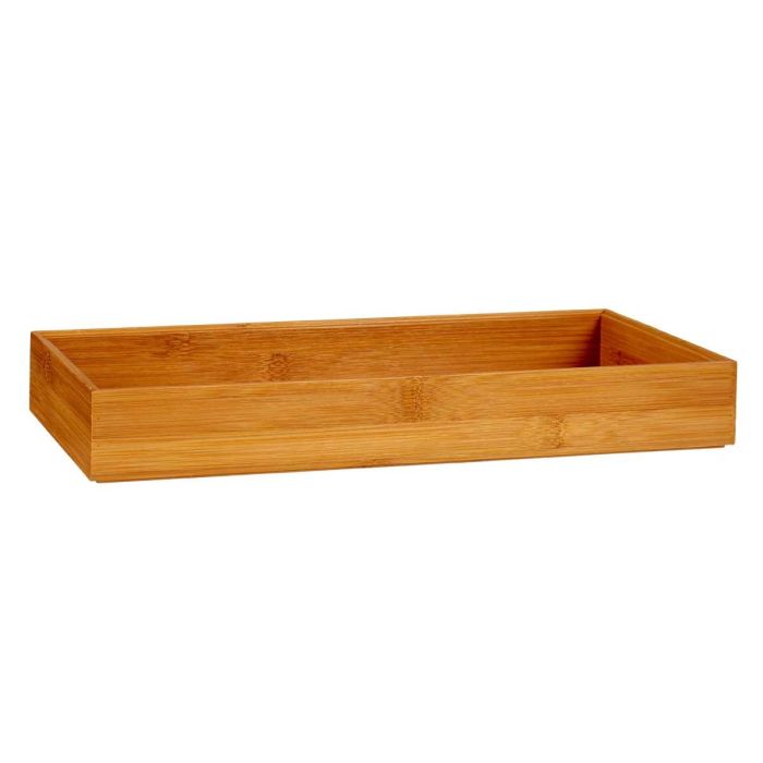 Organizador de bambú apilable Kinvara 38x15 cm, natural (24 Unidades) 1 Organizador de bambú apilable Kinvara 38x15 cm, natural (24 Unidades) 1