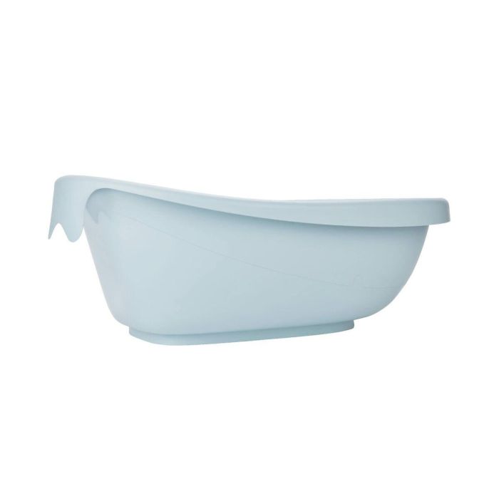 Badabulle Bañera para Bebé diseño Ballenas, de Nacimiento a 24 Meses, Espaciosa, con Tapón de Drenaje, Compatible con Hamaca/Silla de Baño, Hecha en Europa