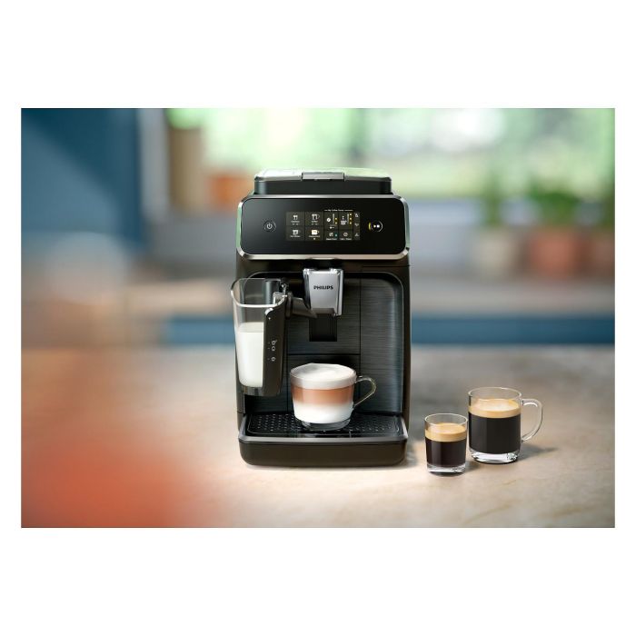 Philips EP2334/10 Cafetera Espresso Totalmente Automática Gris con Molinillo Integrado y Preparación de Múltiples Bebidas
