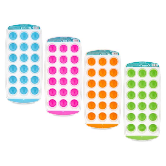 Cubitera Plastico Redondo Surt Leknes 24X2CM (48 Unidades) 1 Cubitera Plastico Redondo Surt Leknes 24X2CM (48 Unidades) 1