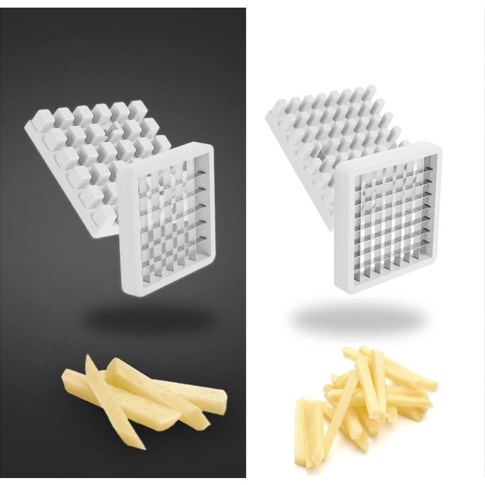 Prj Cortador Patatas Acero 2 Hojas Quttin (8 Unidades) 1 Prj Cortador Patatas Acero 2 Hojas Quttin (8 Unidades) 1