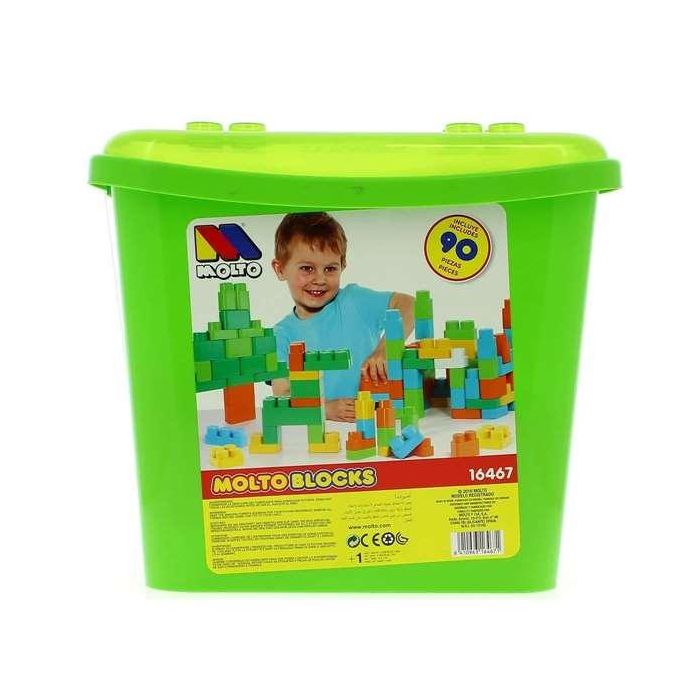 Molto 12471 Juego de Construcción en Bote 90 Piezas para Niños 6 Molto 12471 Juego de Construcción en Bote 90 Piezas para Niños 6