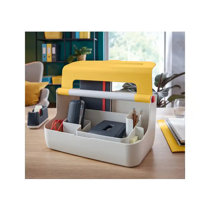 Caja Almacenamiento Leitz Cosy Portatil Amarillo 1