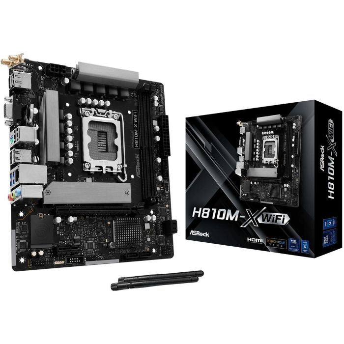 ASRock H810M-X WiFi Placa Base (1851) 3 ASRock H810M-X WiFi Placa Base (1851) 3