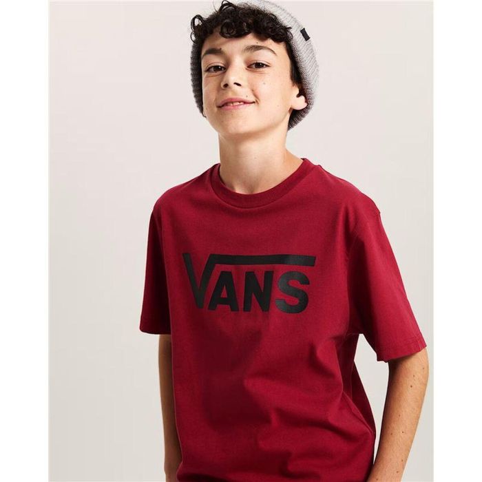 Camiseta de Manga Corta Infantil Vans Classic Bordeaux Granate Rojo Oscuro M 2 Camiseta de Manga Corta Infantil Vans Classic Bordeaux Granate Rojo Oscuro M 2
