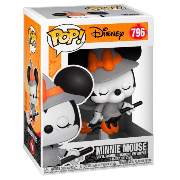 Funko Pop! 49793 Figura de Vinilo Coleccionable Minnie Mouse como Bruja N.º 796 Edición Especial Halloween Licencia Oficial Disney - 9 cm 1 Funko Pop! 49793 Figura de Vinilo Coleccionable Minnie Mouse como Bruja N.º 796 Edición Especial Halloween Licencia Oficial Disney - 9 cm 1
