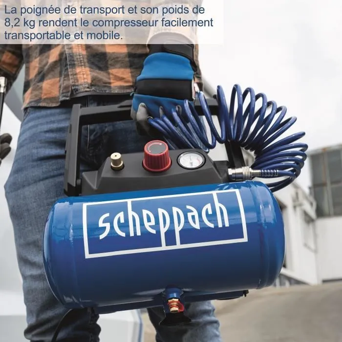 Scheppach Compresor 6L HC06 2