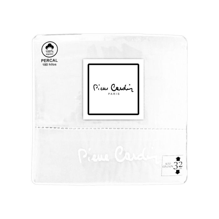 Juego de Sábanas Pierre Cardin ARCADIA Blanco Cama de 135 0 Juego de Sábanas Pierre Cardin ARCADIA Blanco Cama de 135 0