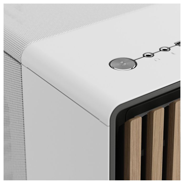 Fractal Design North Midi Tower Chalk White Window Mesh - Caja PC ATX, micro ATX, Mini-ITX con filtro anti-polvo 1