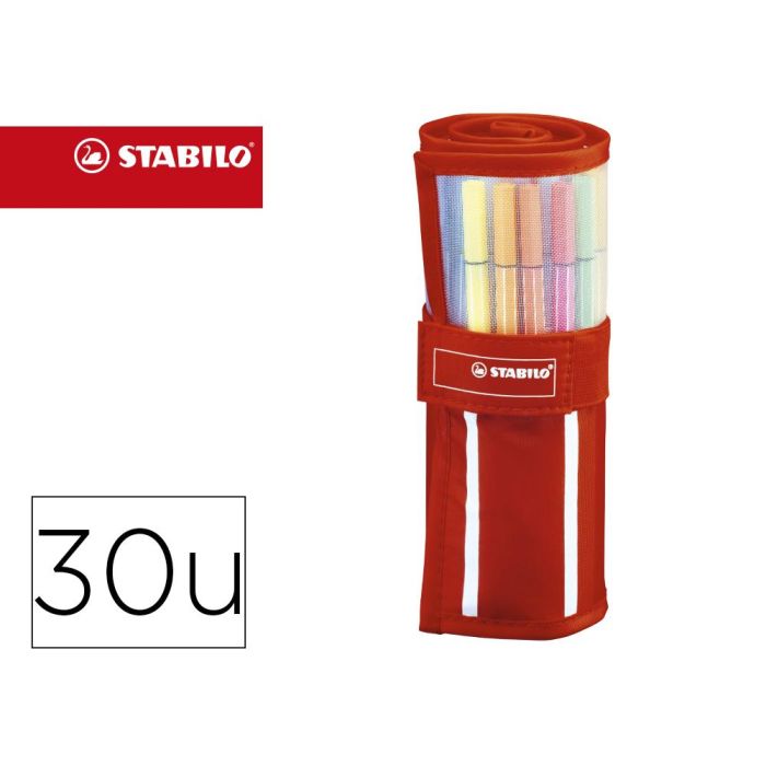 Rotulador Stabilo Punta De Fibra Pen 68 Estuche Rollerset De 30 Unidades Colores Surtidos Rotulador Stabilo Punta De Fibra Pen 68 Estuche Rollerset De 30 Unidades Colores Surtidos
