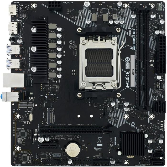 Biostar B650MT (B650.AM5.mATX.DDR5) Placa Base Micro ATX AMD AM5 DDR5 1 Biostar B650MT (B650.AM5.mATX.DDR5) Placa Base Micro ATX AMD AM5 DDR5 1