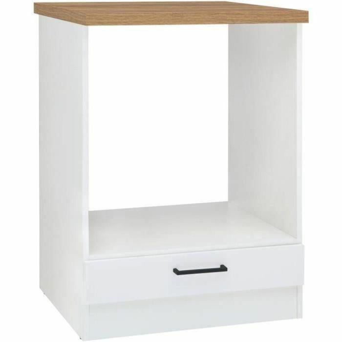 Junona Low Muebles Four 60 cm - Plan de trabajo - Blanco brillante