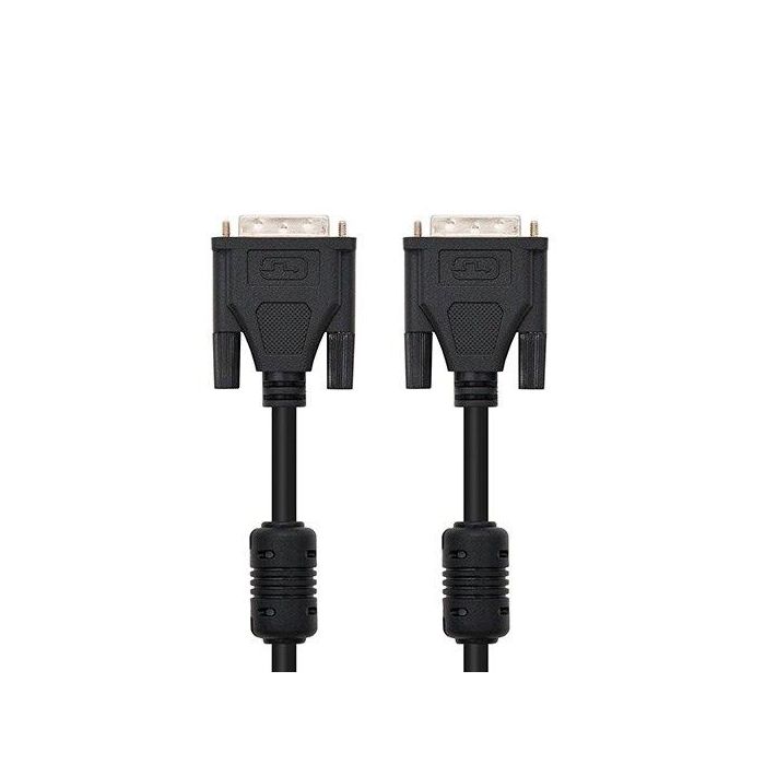 Cable DVI Dual Nanocable 10.15.0802/ DVI Macho - DVI Macho/ 1.8m/ Negro Cable DVI Dual Nanocable 10.15.0802/ DVI Macho - DVI Macho/ 1.8m/ Negro