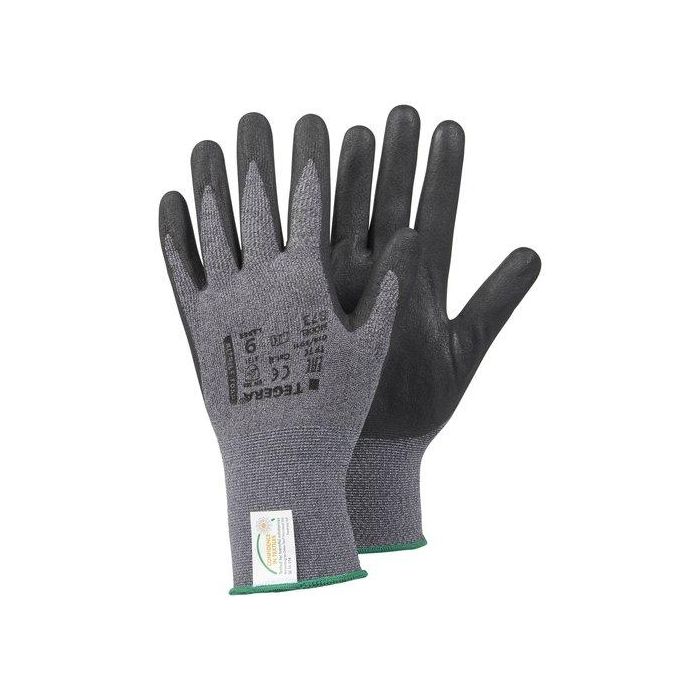 Guantes Nitrilo Tegera 873 Foam Nylon Negro Talla 8
