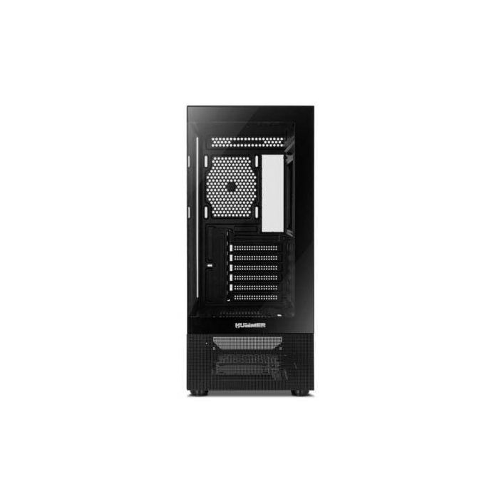 NOX NXHUMMERVSNBK Carcasa PC Hummer Vision Negra, Semitorre Midi-Tower con Doble Cristal Templado Panorámico, para Gaming ATX/Micro-ATX 4 NOX NXHUMMERVSNBK Carcasa PC Hummer Vision Negra, Semitorre Midi-Tower con Doble Cristal Templado Panorámico, para Gaming ATX/Micro-ATX 4