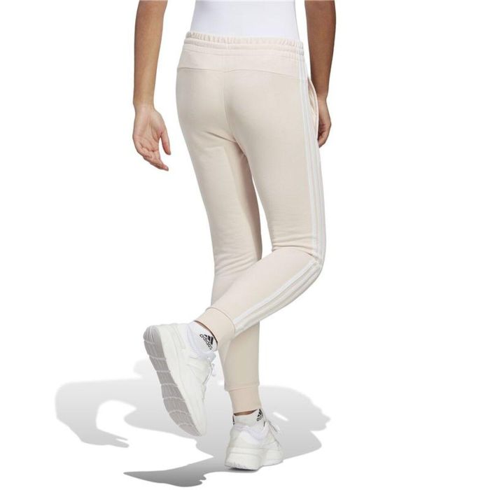 Pantalón Largo Deportivo Adidas Essentials 3S Beige Mujer 4