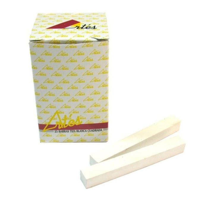 Tiza Blanca Cuadrada (Paquete 25 Un) Duver Tiza Blanca Cuadrada (Paquete 25 Un) Duver